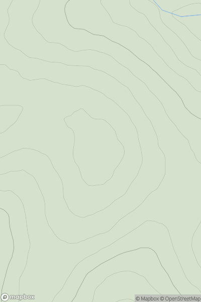 Thumbnail image for Hunt Hill [Firth of Forth to the River Tweed] showing contour plot for surrounding peak